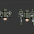 Mecha Warrior Mecha Soldier Machine Armor Mechanical Armor 3d model