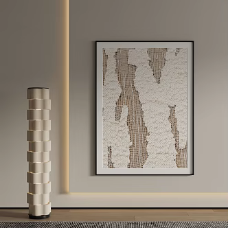 modern decorative painting 3d model