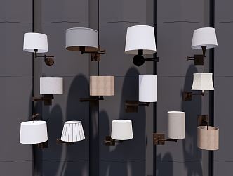 Modern wall lamp 3d model