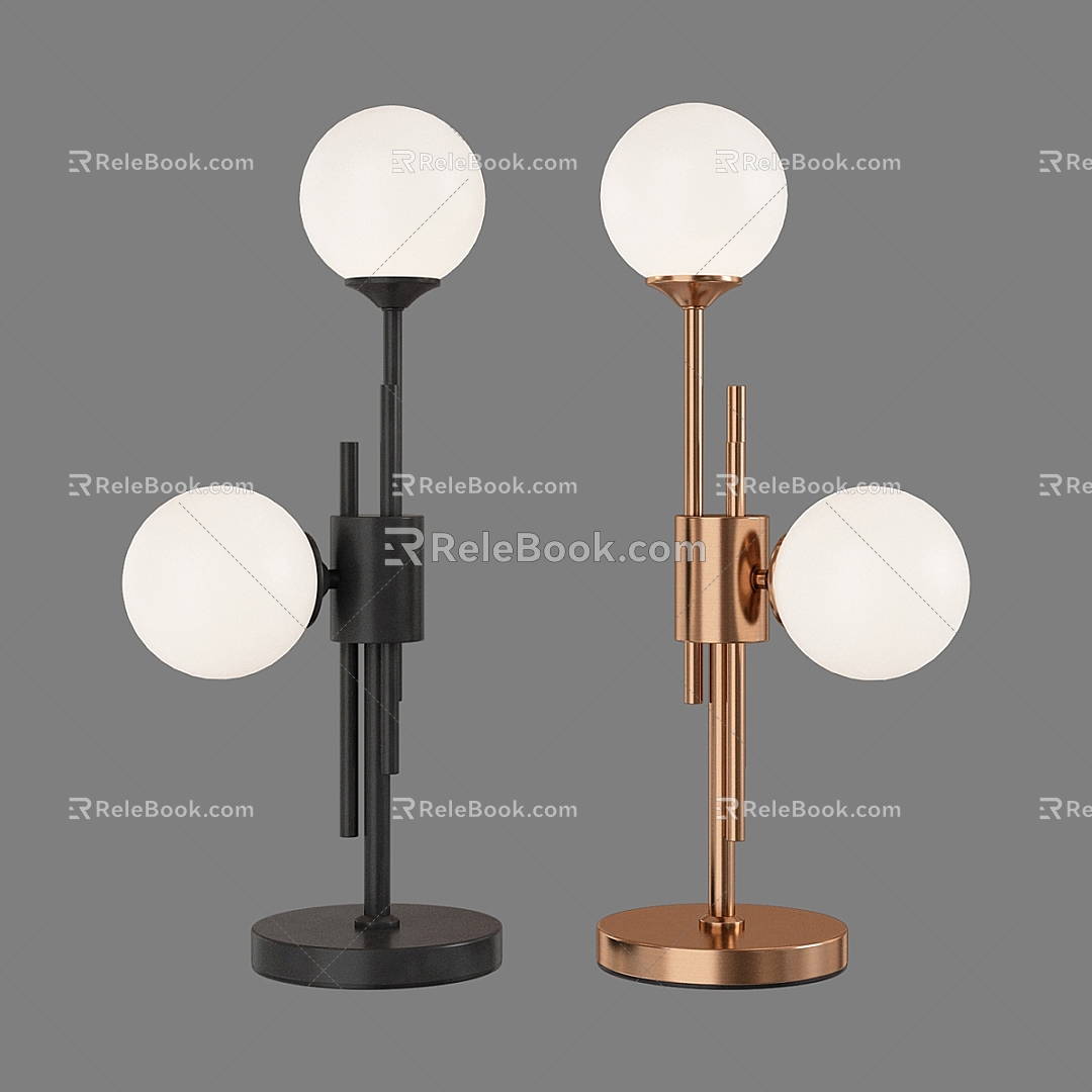 Modern Simple Light Luxury Table Lamp 3d model