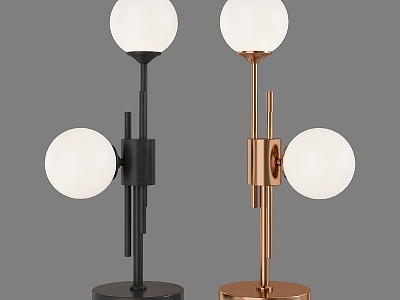 Modern Simple Light Luxury Table Lamp 3d model