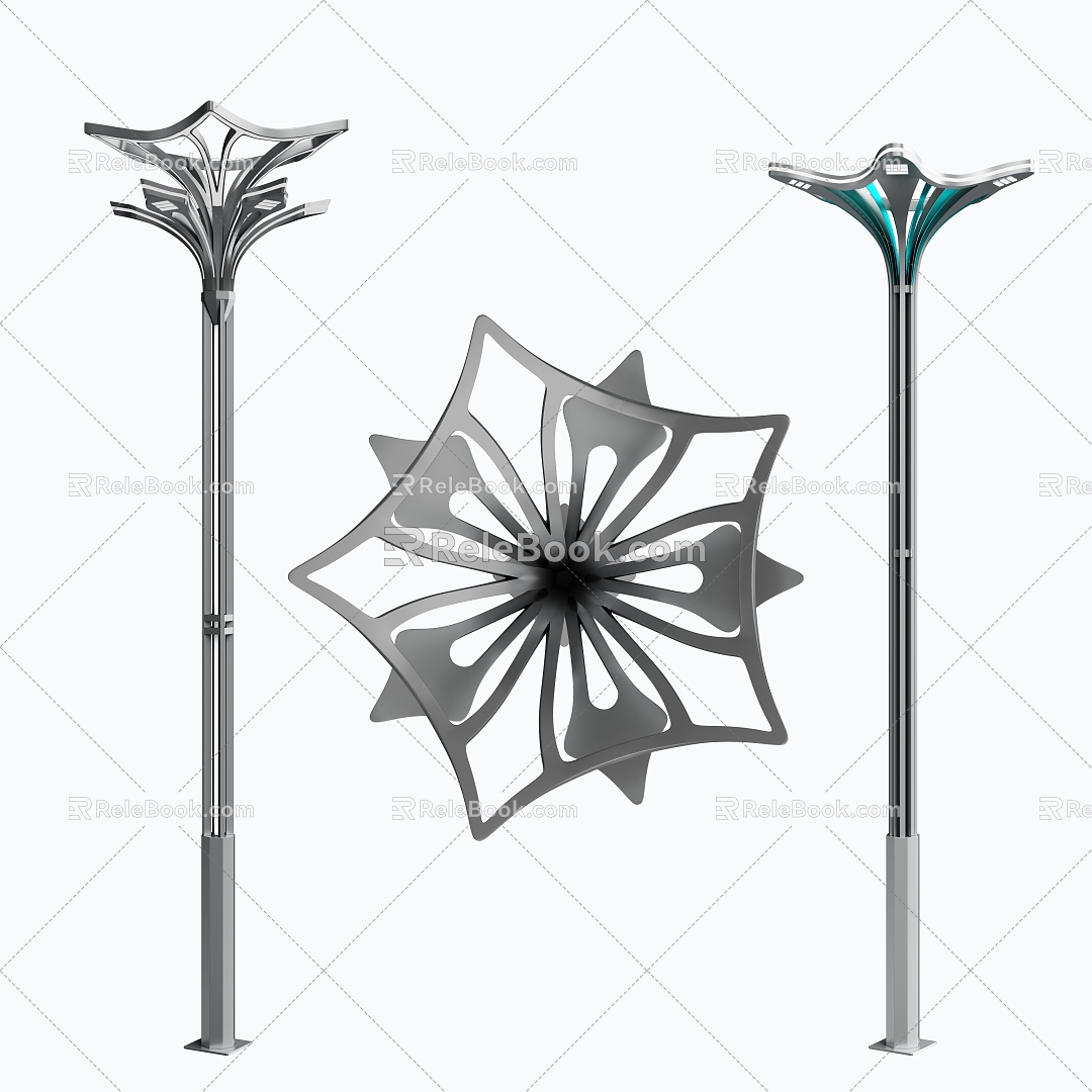 Street lamp landscape lamp model