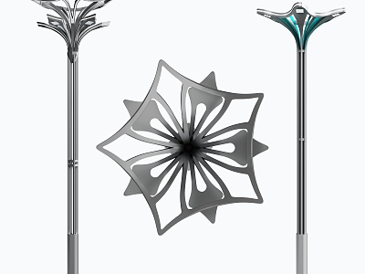 Street lamp landscape lamp model