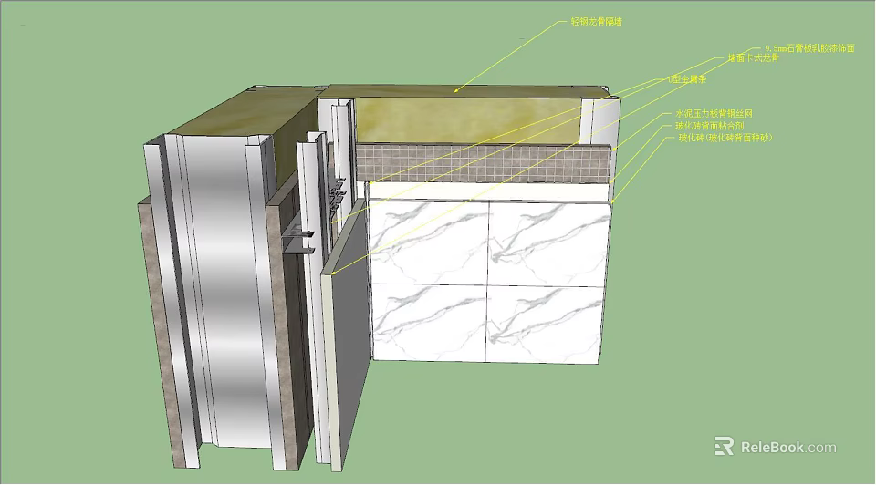 Kitchen Cabinet Hardware Tools Including Hinges And Slides For Marble Countertop Design 3d model
