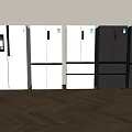 Modern Refrigerators And Freezers In White And Black With Multiple Door Designs