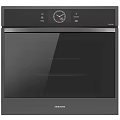 Modern Kitchen Appliances Featuring Black Built in Ovens With Sleek Glass Doors