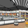 Supermarket Department Store Featuring Mum Baby Products And Health Care Items On Shelves