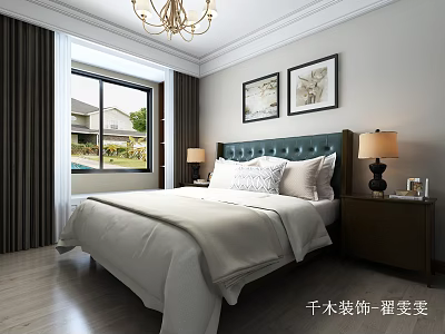 Modern Elegant Living And Dining Room With Soft Furnishings And Large Window Interior Design 3d model