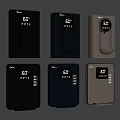 Demu Water Dispenser Units In Black Blue And Gray With 50 Degree Celsius