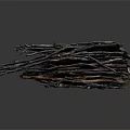 Natural Wooden Twigs Stacked in Organic Form with Earthy Tones and Textured Surfaces