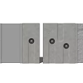 Silent background wall 3d model