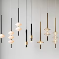 Modern chandelier 3d model