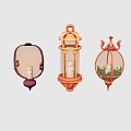 Decorative Candle Lanterns with Ornate Designs and Vintage Color Accents for Elegant Home Decor