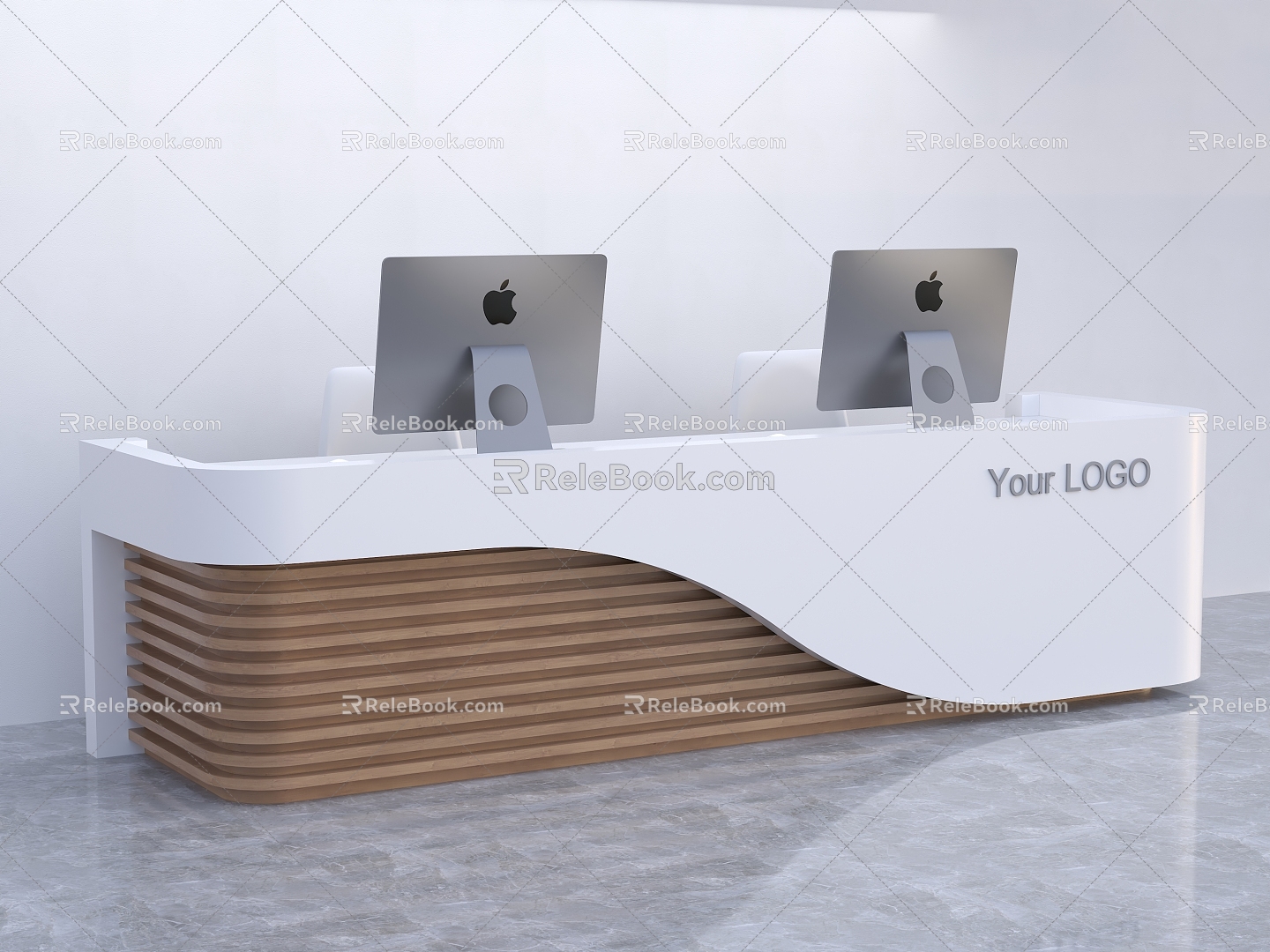 Reception Desk 3d model