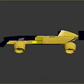 Modern Spaceship Racing Sci-Fi Racing Spaceship 3d model