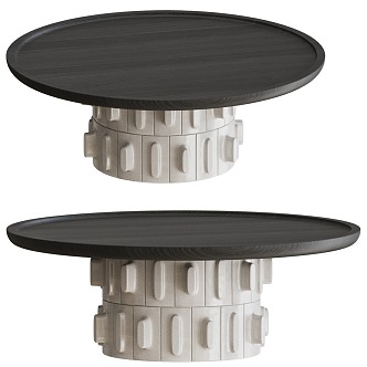 AVILUM round dining table 3d model