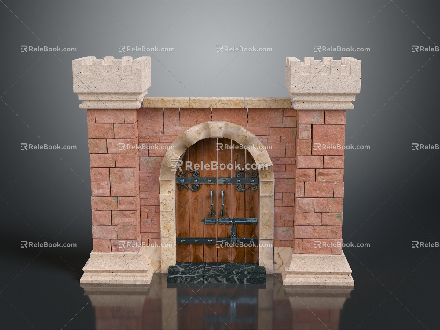 Ancient Building Door Ancient Building Door Chinese Style Door Antique Door Classical Door Chinese Style Door Chinese Style Entrance Traditional Door 3d model