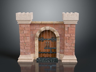 Ancient Building Door Ancient Building Door Chinese Style Door Antique Door Classical Door Chinese Style Door Chinese Style Entrance Traditional Door 3d model