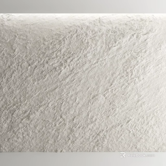 White Building Component Featuring Rough Textured Surface And Natural Material Design 3d model 