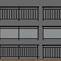 Various Modern Railings with Different Designs Including Vertical Bars and Glass Panels