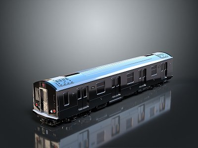 moving rail car subway car train car train car train light rail subway high-speed rail model