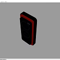 Portable Bluetooth Speaker With Black And Orange Design Dual Speaker Drivers And Control Knob