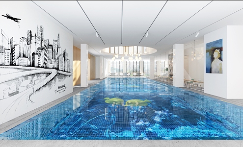 Indoor Pool 3d model