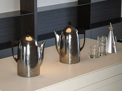 Electric kettle teapot appliances 3d model