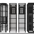 Sleek Modern Elevator Cabins With Glass Panels Metal Frames And Varied Designs