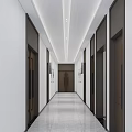 Four Kinds of New Chinese Aisle Corridor 3d model