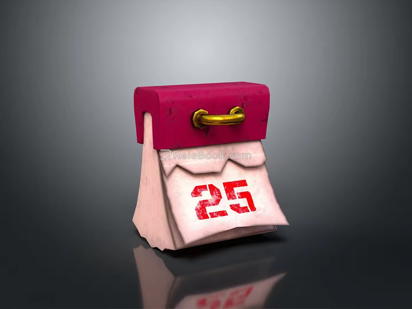 Calendar Cartoon Calendar Desk Calendar Next Generation Item 3 Print 3d model