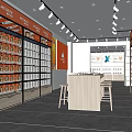 Modern Mobile Phone Store Mobile Phone Accessories Store Mobile Phone Repair Store Mobile Phone Accessories Bar Display Cabinet Nakajima Display 3d model