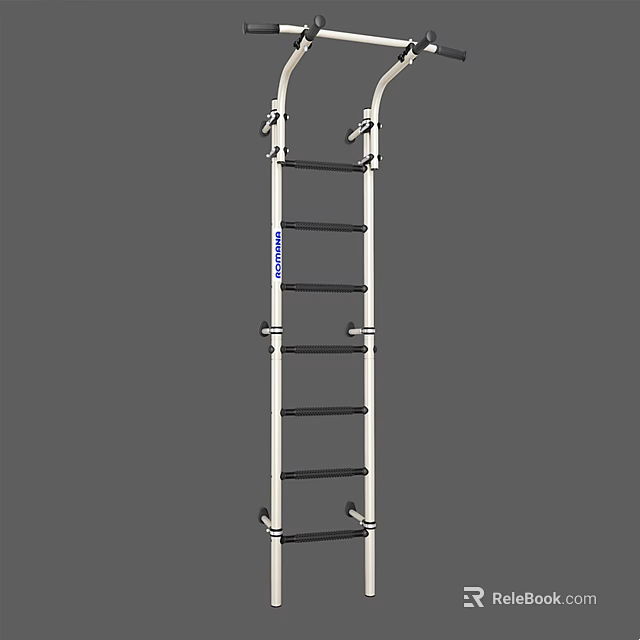Sports Training Equipment Ladder with Horizontal Bars and Grip Handles for Multifunctional Home Gym Workouts 3d model 
