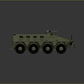 Bullet-proof Vehicle Armored Vehicle Armored Transporter Armed Jeep Armed Vehicle Armed Bullet-proof Vehicle Military Jeep 3d model