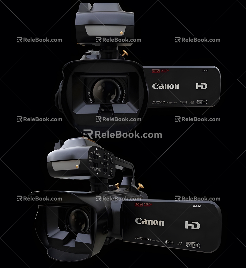 Canon camera camera camcorder machine digital products fashion smart handheld SLR camera Canon 3d model