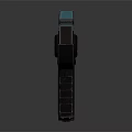 Futuristic Tactical Weapon With Dark Green Finish Scope And Ergonomic Grip
