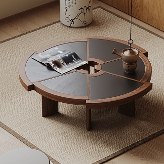 Quiet tea table 3d model