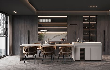 Modern Restaurant 3d model