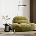 Modern single sofa 3d model