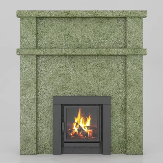 stove fireplace 3d model