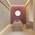 Luxury Beauty Salon Reception Area With Wooden Decor And Marble Counter