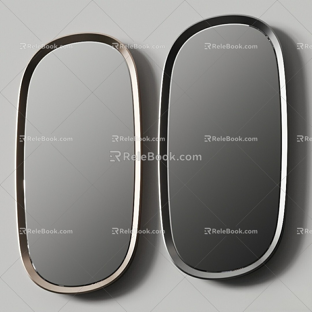 Mirror B B Italia Madison Mirror Italy Madison Mirror Bed and Breakfast 3d model