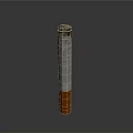Everyday Household Essential Cylindrical Roll With Orange Bottom And White Label Packaging