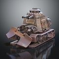 CARTOON TANKS INDUSTRIAL LOFT TANKS 3d model