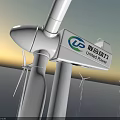 Offshore Wind Turbine Blades And Support Towers In Marine Environment With Envision Branding