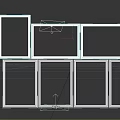 Eight Abstract Artworks With Dark Wooden Frames Arranged In Two Rows Four Columns Home Furniture