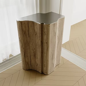 Solid Wood Stool Alloy Stool Custom Stool Sitting Stool Solid Wood Side Table Small Table 3d model