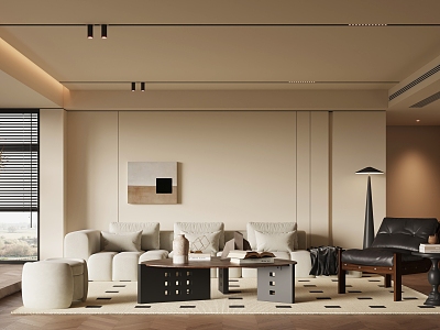 modern living room model