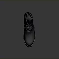 Navy Blue High Top Casual Boots With Laces And White Thick Sole For Daily Wear