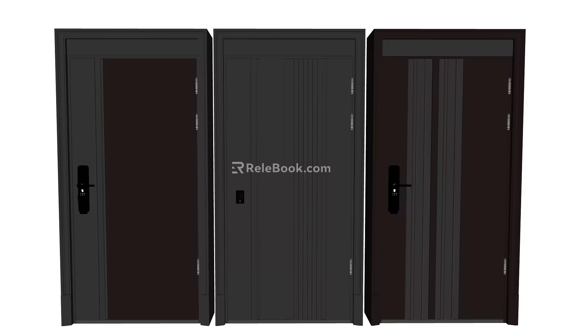 Modern security door 3d model